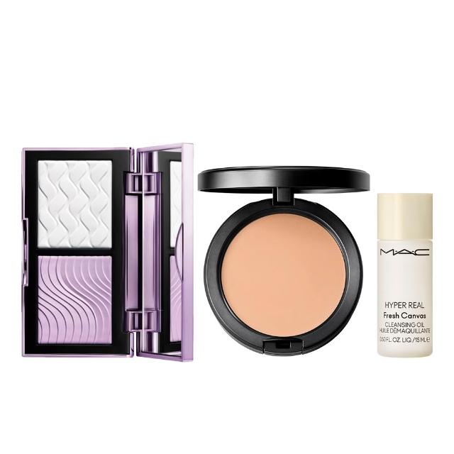 【M.A.C】新品上市 超持妝柔焦定妝組(口袋雙色濾鏡蜜粉餅+超持妝柔焦輕粉餅 12g/雙11限定)