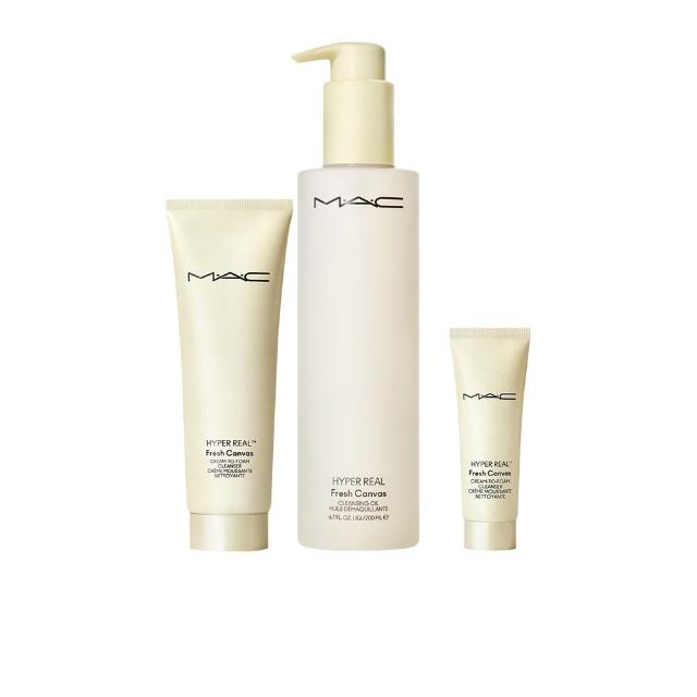 【M.A.C】淨透超奇肌清潔加碼組(超奇肌高保濕花瓣潔顏乳125ml/超奇肌清爽花瓣淨妝油200ml_雙11限定)