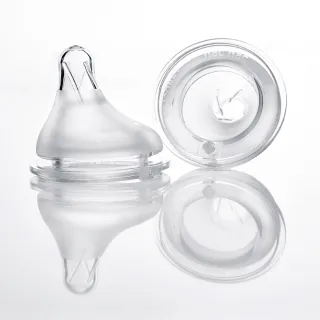 【nac nac】妍心35%乳感防脹氣寬口奶嘴-4入(SS/S/M/L/XL/XXL)