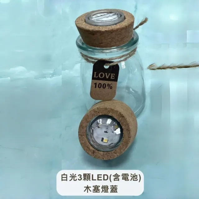 【A-ONE 匯旺】黑鯉魚+夜光荷花荷葉 創意植栽瓶 含2顆綠藻 白光LED 150ml布丁杯 DIY微景觀水草瓶