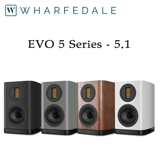 【BLUESOUND】兩聲道音響組合(POWERNODE EDGE + Wharfedale EVO 5.1 喇叭)