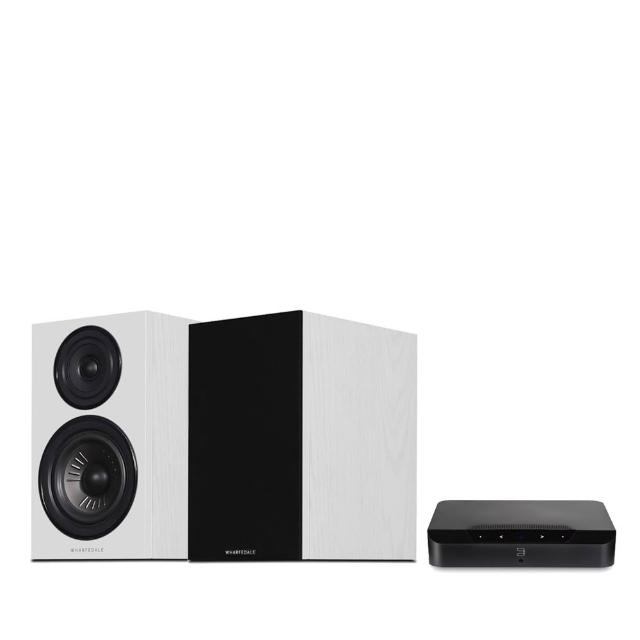 【BLUESOUND】兩聲道音響組合(POWERNODE EDGE + Wharfedale Diamond 12.1 喇叭)