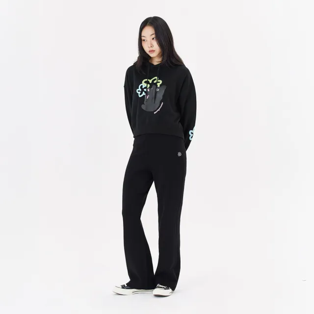 【Mark Gonzales】女裝 CLUV 針織長褲-黑色