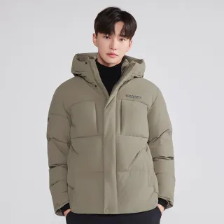 【Discovery Expedition】LEICESTER G 男款連帽羽絨外套 鵝絨外套(DMDJ61056-BGS)
