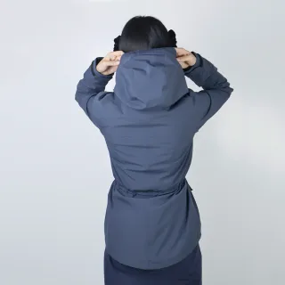 【GFoneone】秋冬女阻菌防水透濕外套-夜藍(高防水係數/透氣/輕量/保暖/多功能)