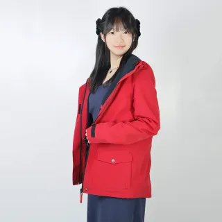 【GFoneone】秋冬女阻菌防水透濕外套-酒紅(高防水係數/透氣/輕量/保暖/多功能)