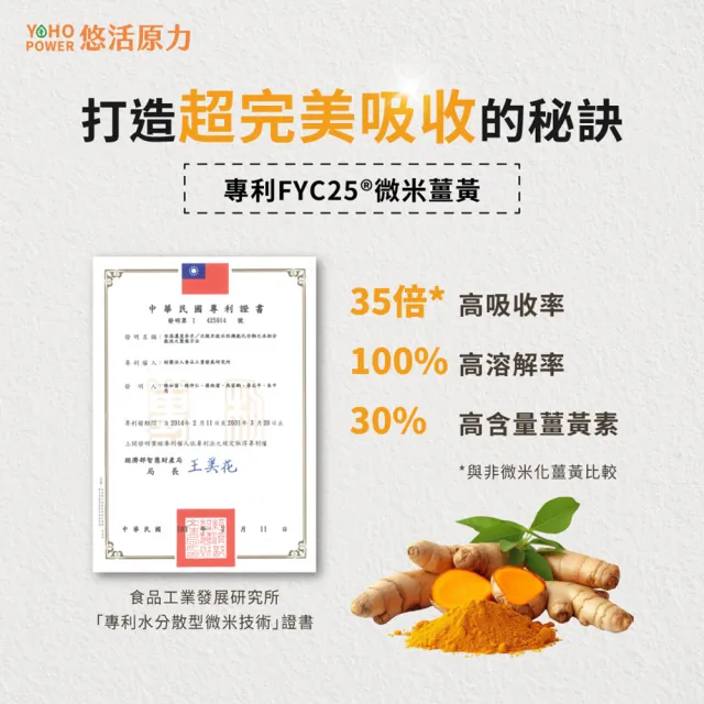 【悠活原力】悠活薑黃朝鮮薊植物膠囊(30粒/盒 薑黃素 吳淡如真情推薦 )