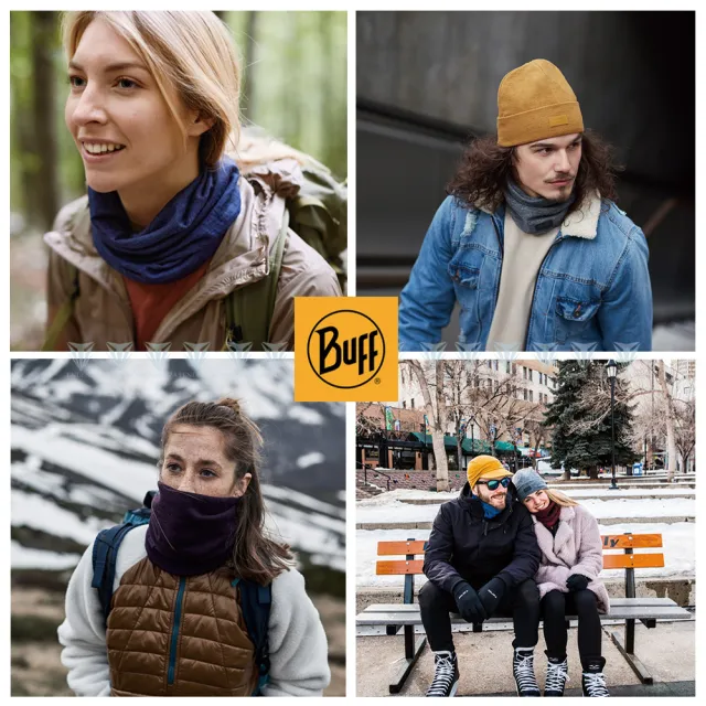 【BUFF】蓄熱刷毛 315gsm 美麗諾羊毛頭巾(自行車/羊毛領巾/美麗諾/Merino)