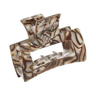 【L. ERICKSON 官方旗艦】長方形簍空抓夾〈珍珠貝〉