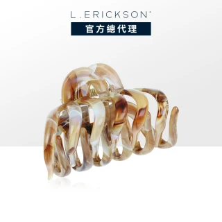 【L. ERICKSON】雙齒簍空抓夾〈焦糖牛奶〉