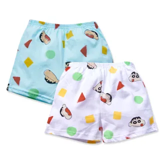 【ONEDER 旺達】6件組-蠟筆小新男童二入四角褲(男童內褲/兒童內褲/純棉內褲)