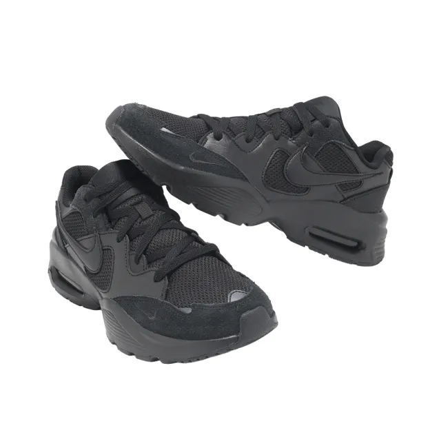 【NIKE 耐吉】休閒鞋 Air Max Fusion 男鞋 女鞋 黑 氣墊 復古 運動鞋(CJ1670-001)