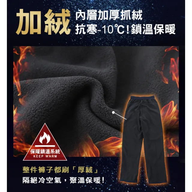 【JU SHOP】2件組-SGS認證!男女機能軟殼布防寒衝鋒褲 內刷絨 防風(防寒褲 保暖褲 刷毛褲 休閒褲 長褲)