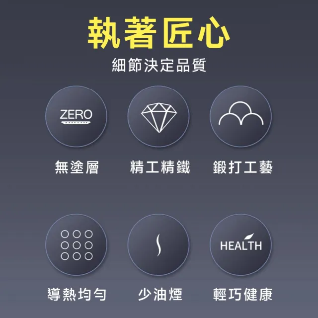 【顧家家居】鐵鍋 炒菜鍋 老式炒鍋 無塗層不粘鍋 深炒鍋純手工鍛打鐵鍋(免開鍋/女生輕鬆顛鍋)