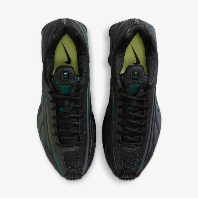 【NIKE 耐吉】運動鞋 休閒鞋 男鞋 NIKE SHOX R4 SE 彈簧鞋 黑魂 夜光 黑色(IM6596001)