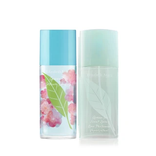 【Elizabeth Arden 伊麗莎白雅頓】香水兩入組100mlx2-多款可選(綠茶/甜桃/含羞草/薰衣草/櫻花)