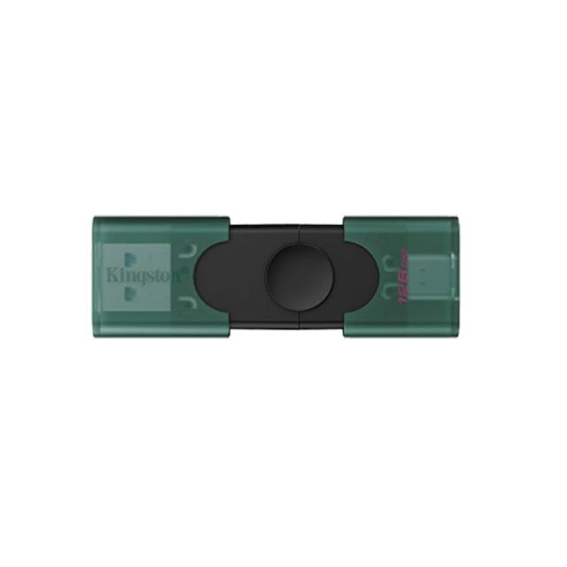 【Kingston 金士頓】DataTraveler® Duo USB Flash Drive 128GB 隨身碟(DTDEG2/128GB)
