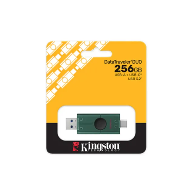 【Kingston 金士頓】DataTraveler® Duo USB Flash Drive 256GB 隨身碟(DTDEG2/256GB)