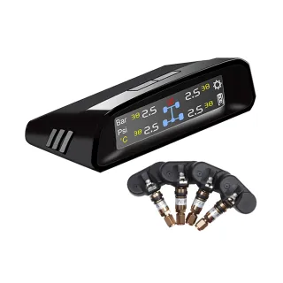 【FLYone】TN-400 無線太陽能 彩色 胎內式 胎壓偵測器(加碼送 無線電動打氣機)