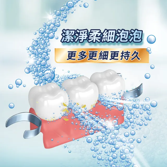 【Polident 保麗淨】假牙清潔錠 潔淨柔細 3分鐘 2入(108片/入；共216片)