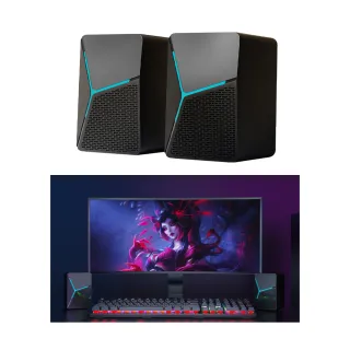 【Allan】臺式筆記本家用有線小音箱 電腦喇叭 桌面USB迷你喇叭 重低音喇叭 電競音響 揚聲器 HiFi級揚聲器