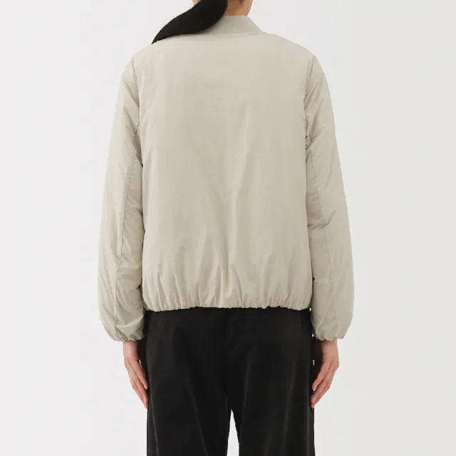 【MUJI 無印良品】女蓬鬆鋪棉外套(黑色/米黃/深棕)