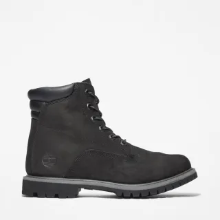 【Timberland】女款黑色休閒防水6吋靴(A17VM001)