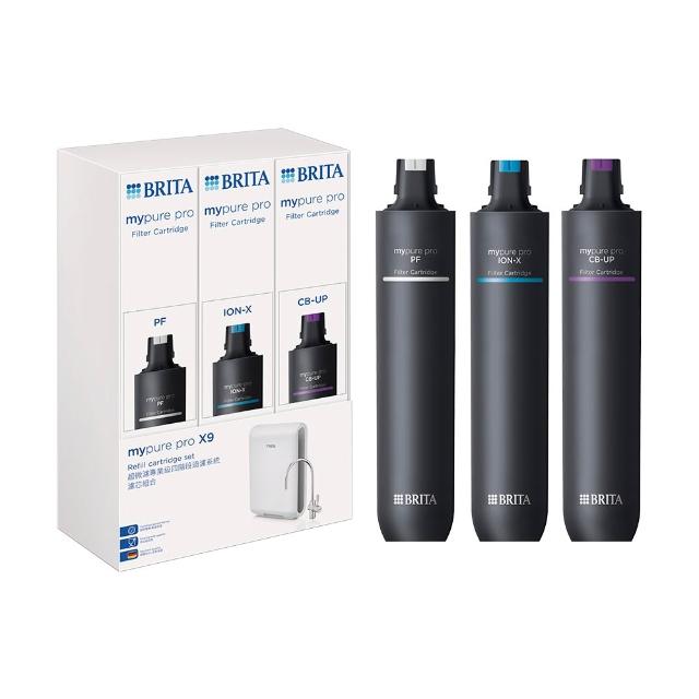 【BRITA】官方直營mypure pro X9 超微濾濾芯組 SIOC-S