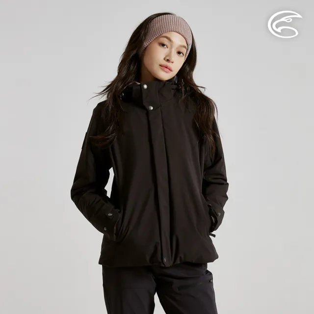 【ADISI】女SMAWARM海洋溫控超撥水防風外套 AJ2521034宇宙黑(撥水 防潑水 蚵技棉 抗風 保暖外套)