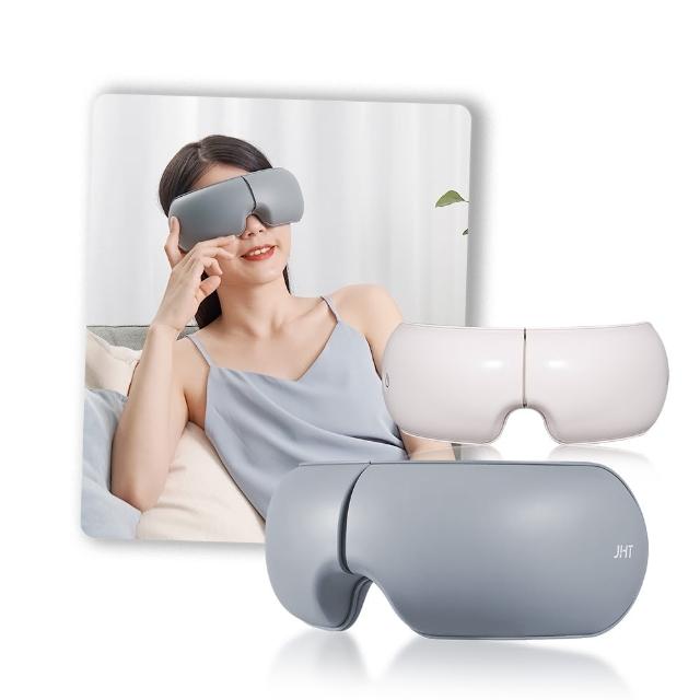 JHT K-1516 眼部按摩機,專為眼部疲勞設計,採用氣壓式按摩結合溫熱功能,提供舒緩眼周壓力。支援音樂播放,輕巧便攜(21x13x8.5cm,0.3kg),充電式電池1200mAh,5W低功耗。中國製造,BSMI R32600認證,1年保固。適合長時間使用電腦或手機的您,快速緩解乾澀與疲勞,提升眼部舒適度。 JHT K-1516 眼部按摩機 氣壓式溫熱按摩 音樂播放 充電式眼周舒緩器 白色/灰色 BSMI認證