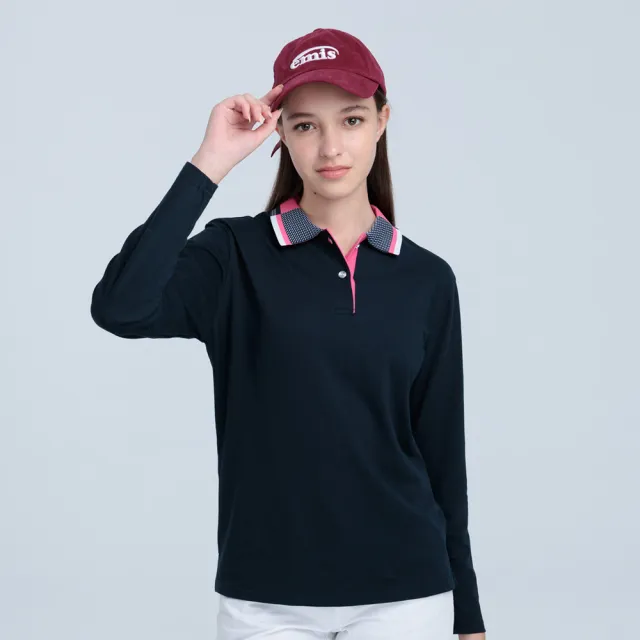 【PAUL SAILING】彈性棉排汗長袖POLO衫(女款)