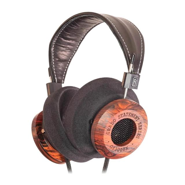 GRADO GS3000x 原木旗艦耳罩式耳機，採用紐約布魯克林職人手做工藝，X 系列單體設計，搭配超級退火12芯銅線材，提供高解析度音質與舒適佩戴體驗，適合追求音質與質感的聽眾。