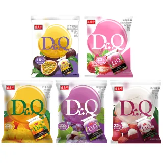 【盛香珍】Dr.Q蒟蒻265gX4包組(葡萄/草莓/芒果/百香果/荔枝/檸檬鹽-6種口味可選)