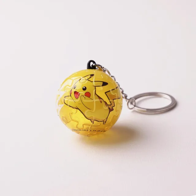 【Pintoo】24片立體鑰匙圈拼圖 - POKEMON 精靈寶可夢 - 皮卡丘(交換禮物/聖誕禮物/新年禮物)