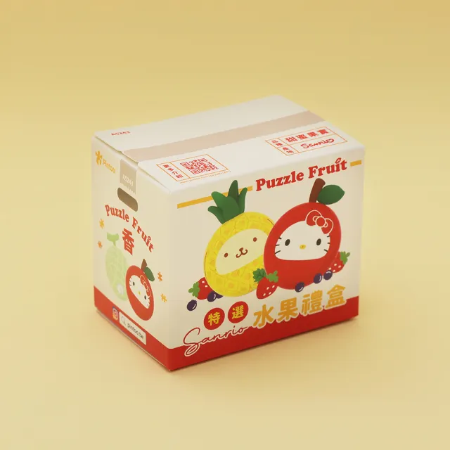 【Pintoo】三麗鷗水果禮盒 - 拼圖盲盒 - 整盒8入 - Hello Kitty 酷洛米 大耳狗