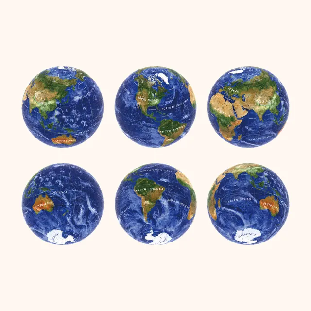 【Pintoo】6吋絢麗之星 - 地球 - 地球儀拼圖240片
