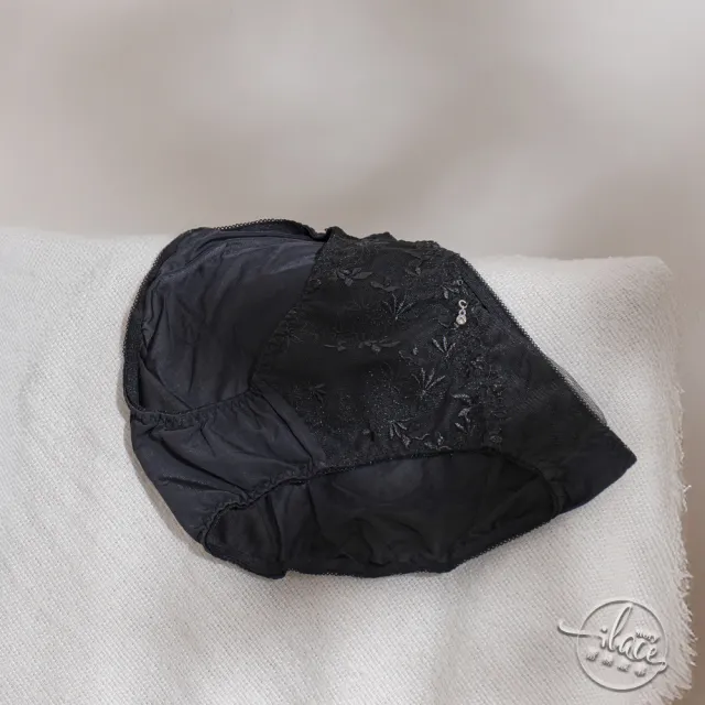 【LADY】向暖敘情系列 刺繡/性感/中腰三角褲 M-XL(暮影黑/奶茶棕/暖陽金)