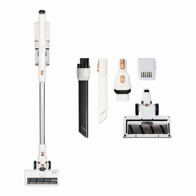 SANSUI山水 SVC-W010 手持吸塵器 18000Pa以上強力吸塵 LED燈 1kg輕量 1年保固