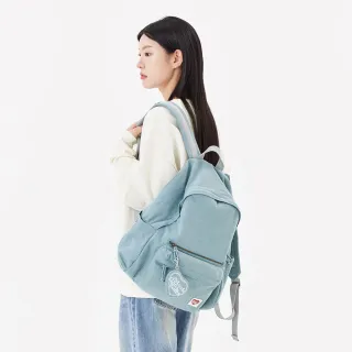 【Mark Gonzales】愛心 MG 牛仔後背包-灰藍色