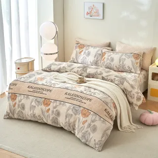 【寢城之戀】法蘭絨 兩用被毯床包枕套組(特大四件式/多款任選)