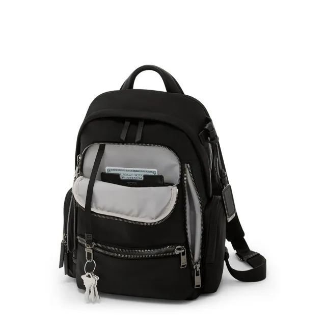 【TUMI】Voyageur Celina 中型款休閒背包 - 黑(TUMI 官方旗艦店)