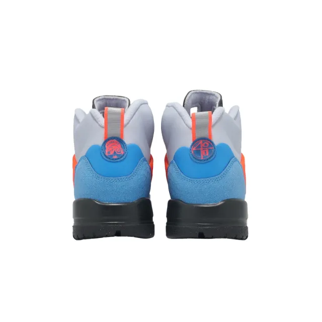 【NIKE 耐吉】休閒鞋 Jordan Spizike GS 大童 女鞋 灰 藍 喬丹 氣墊(FD4653-046)