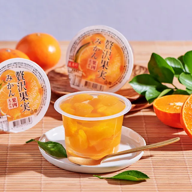 【盛香珍】大果實雙味水果凍量販盒1920g/盒(綜合+蜜柑)