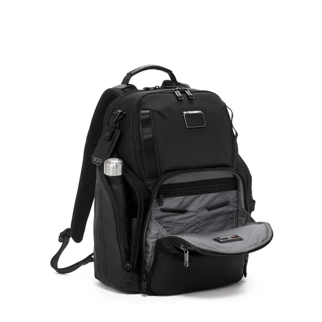 【TUMI】Alpha Bravo Search 彈道尼龍多功能商務後背包 - 黑色(TUMI 官方旗艦店)