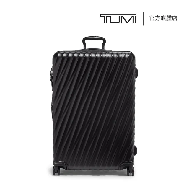【TUMI】19 Degree 長途航線可擴展空間 29 吋托運行李箱 - 黑色拉絲紋(TUMI 官方旗艦店)
