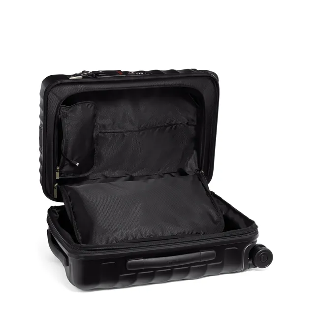 【TUMI】19 Degree 國際長程航線可擴展空間 21 吋登機箱 - 黑色絲紋(TUMI 官方旗艦店)