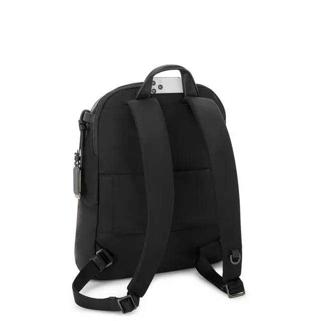 【TUMI】Voyageur Halsey 都會休閒後背包 - 黑(TUMI 官方旗艦店)
