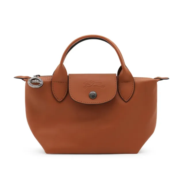 【LONGCHAMP】Le Pliage Xtra XS 牛皮 手提包 肩背包 斜背包 水餃包 腰果色 L1500987M19