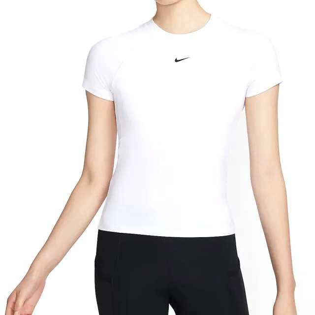 【NIKE 耐吉】Nk Pro Df Ss Baselayer 短袖 女款 白色 運動 休閒 FV7843-100