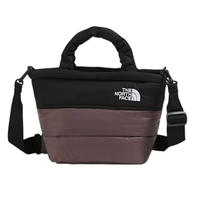 【The North Face】手提包 健身包 運動包 旅行袋 旅行小包 NUPTSE MINI BAG 棕黑 NF0A8F06CAI